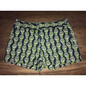 Pineapple Print Shorts
